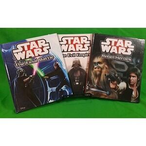 Lot of 3  Star Wars Disney Picture Books, Me Reader Compatible 2015